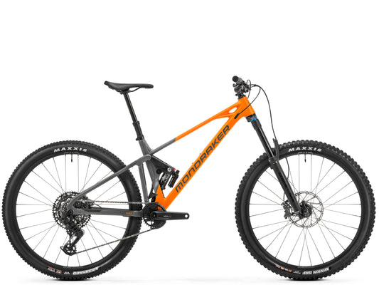 Mondraker Foxy R Dual Suspension Enduro Mountain bike Atomic orange Side profile