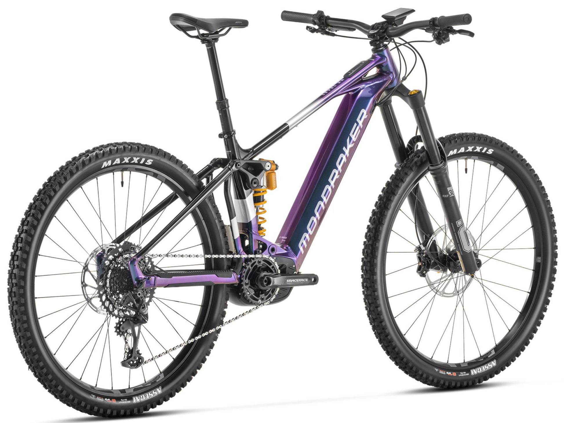 Mondraker Level XR Full Suspension eMTB Enduro Polaris Rear facing view