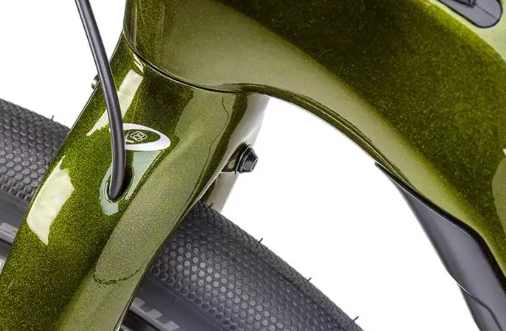 Niner RLT e9 RDO Green Carbon Fiber Frame Closeup