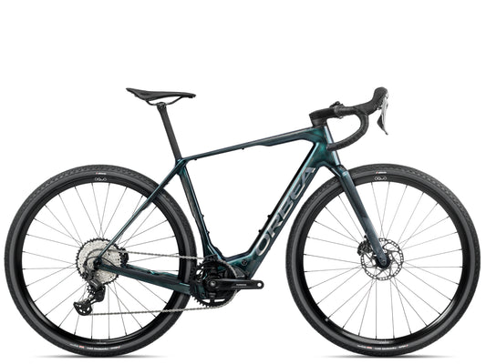 Orbea Denna M20 Gravel Road / commuter Electric bike Escape green gloss / foggy matte Side profile 