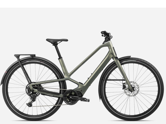 Orbea Diem 30 28MPH Road / commuter eBike Spaceship green matte Side profile