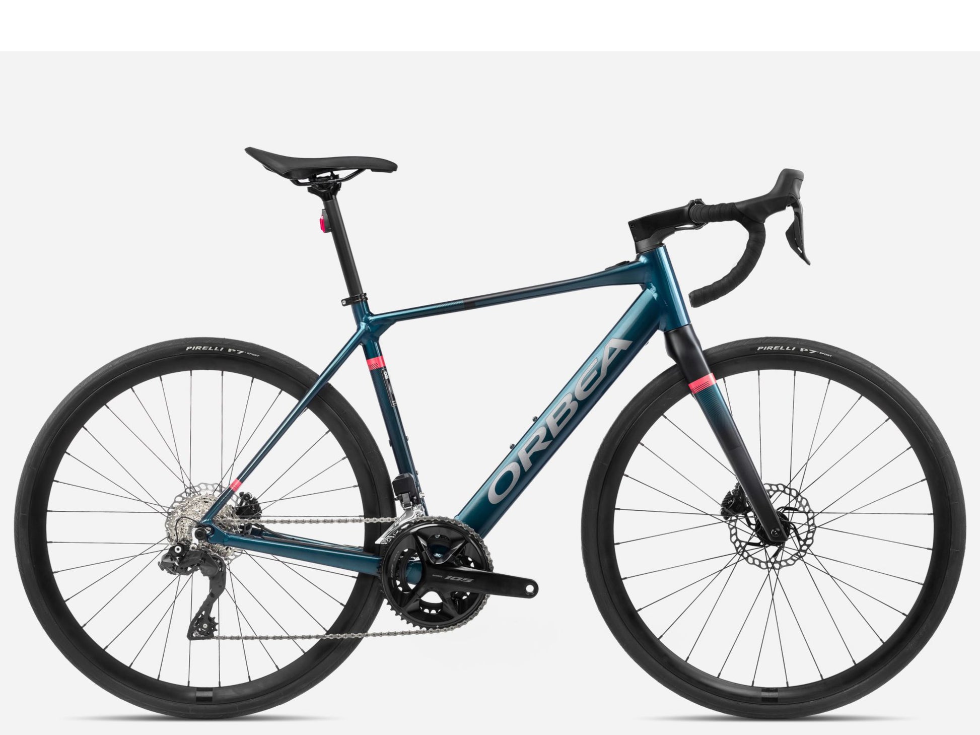 Orbea Gain D30I Gravel Road eBike Borealis blue gloss / black matte Side profile