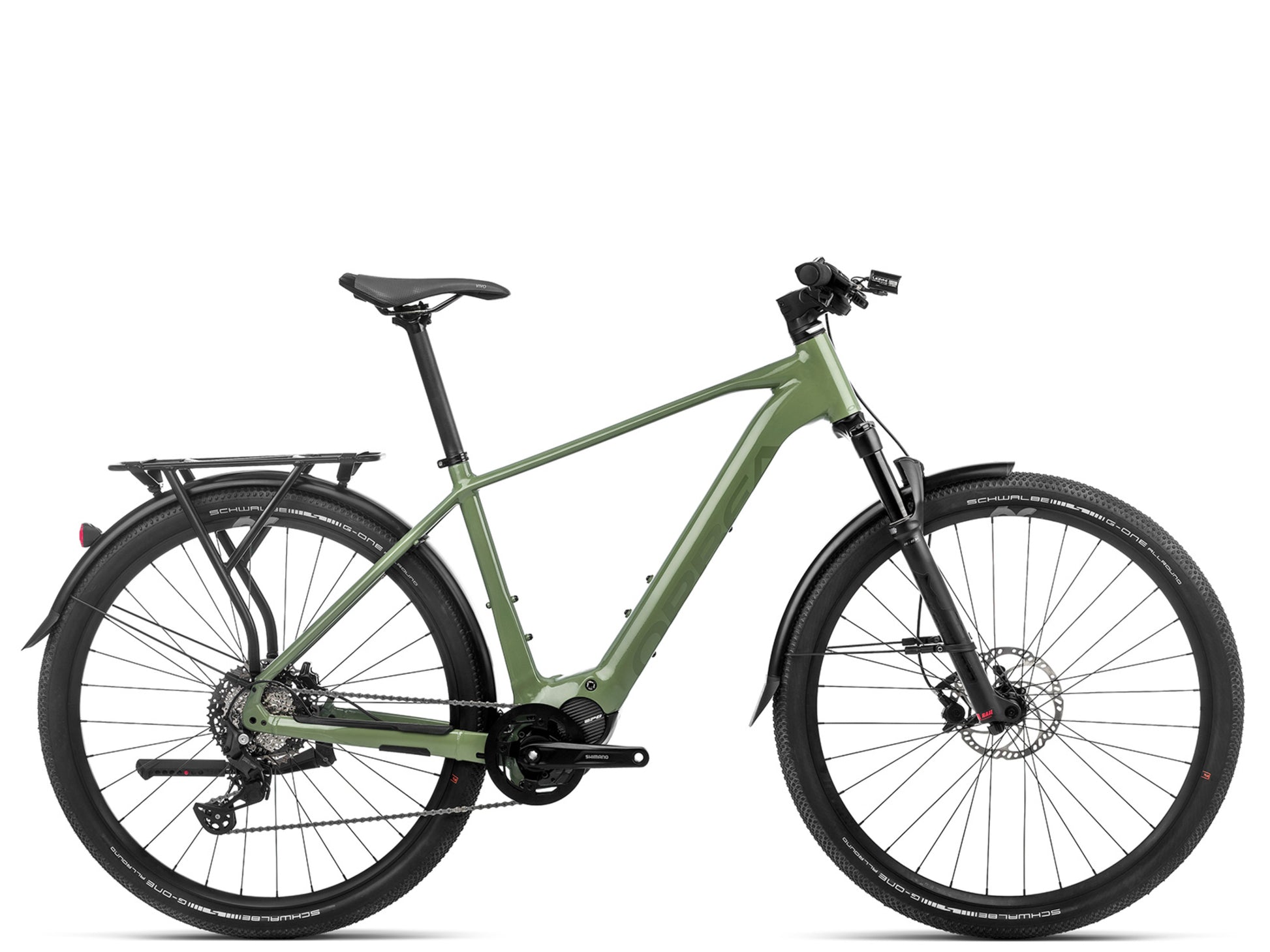 Orbea Kemen 30 Urban green gloss / matte Leisure eMTB hardtail Side profile