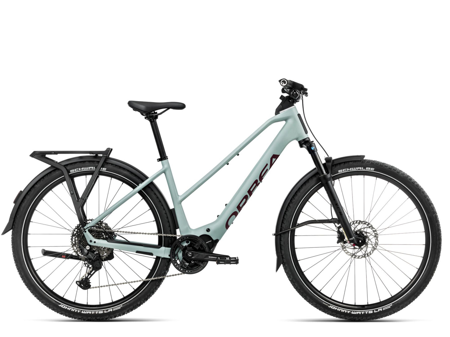 Orbea Kemen ADV 10 Mid Blue stone matte / burgundy gloss Side Profile