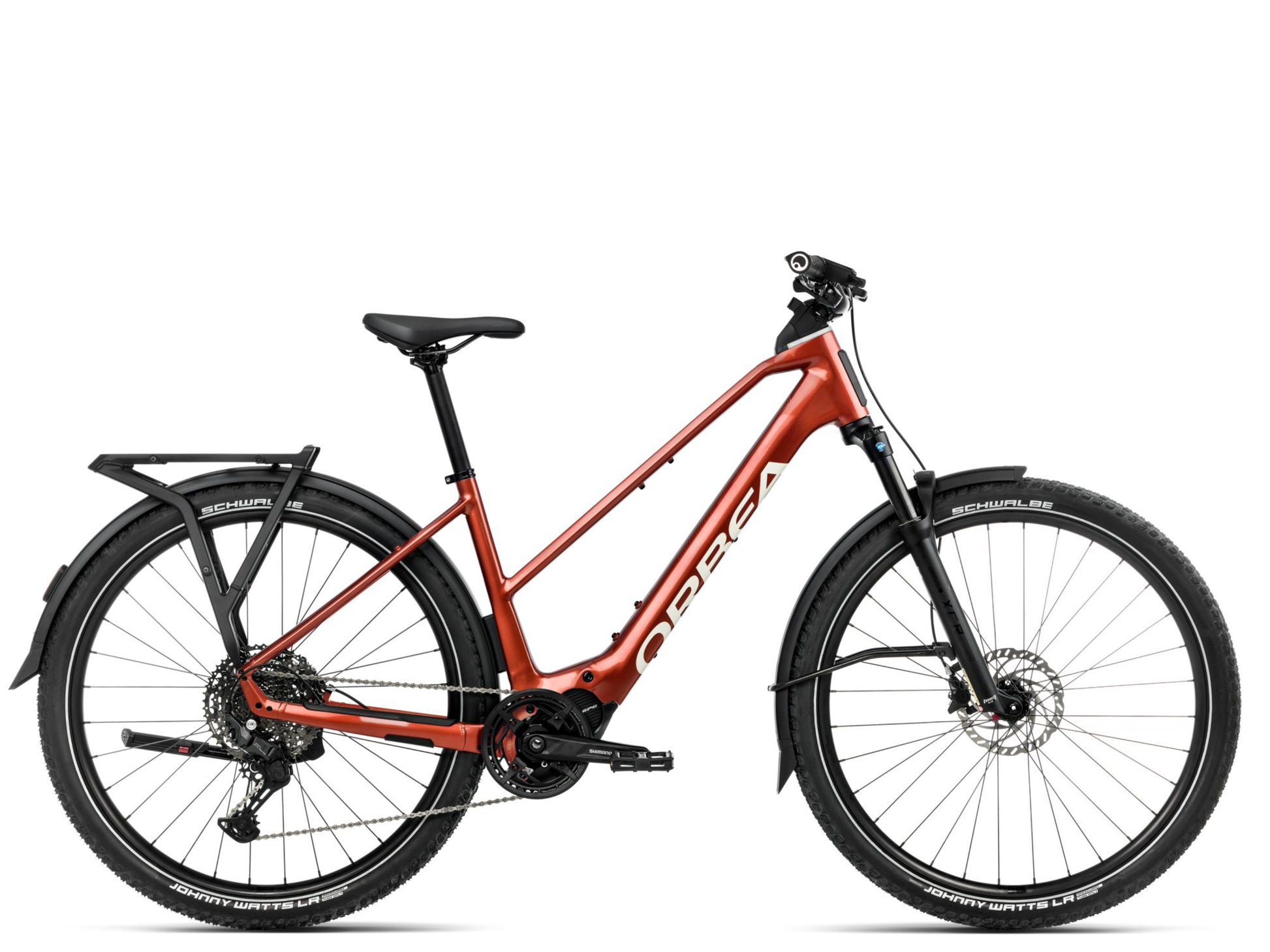 Orbea Kemen ADV 10 Mid Mars red / white gloss Side Profile