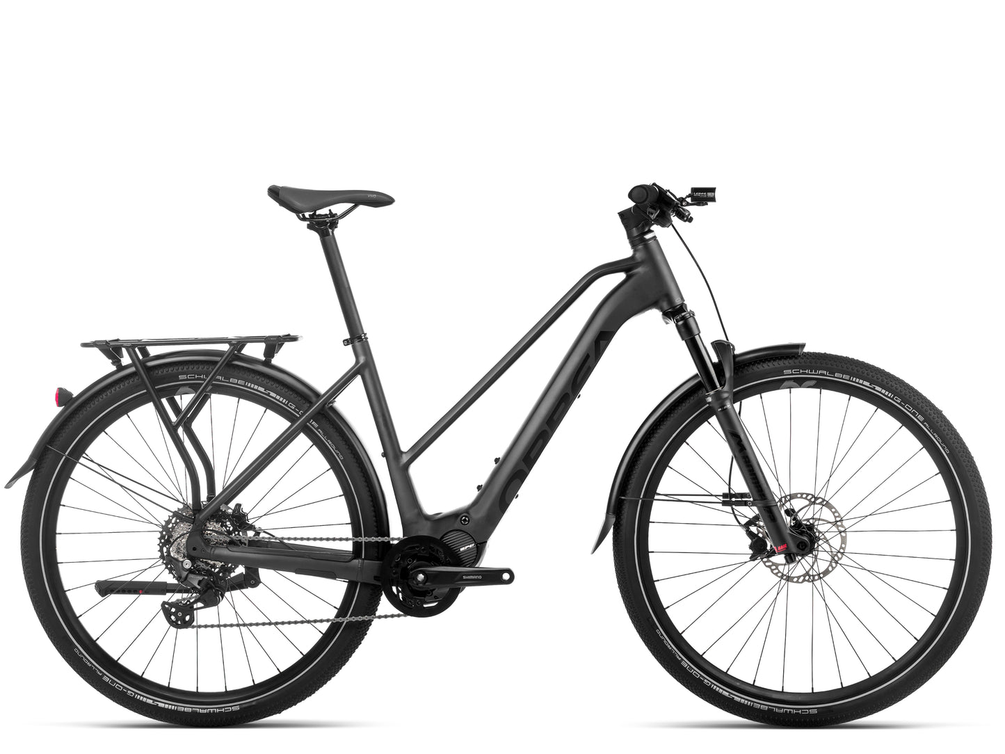 Orbea Kemen Mid 30 Electric bike Leisure / Road / commuter Metallic black Side profile