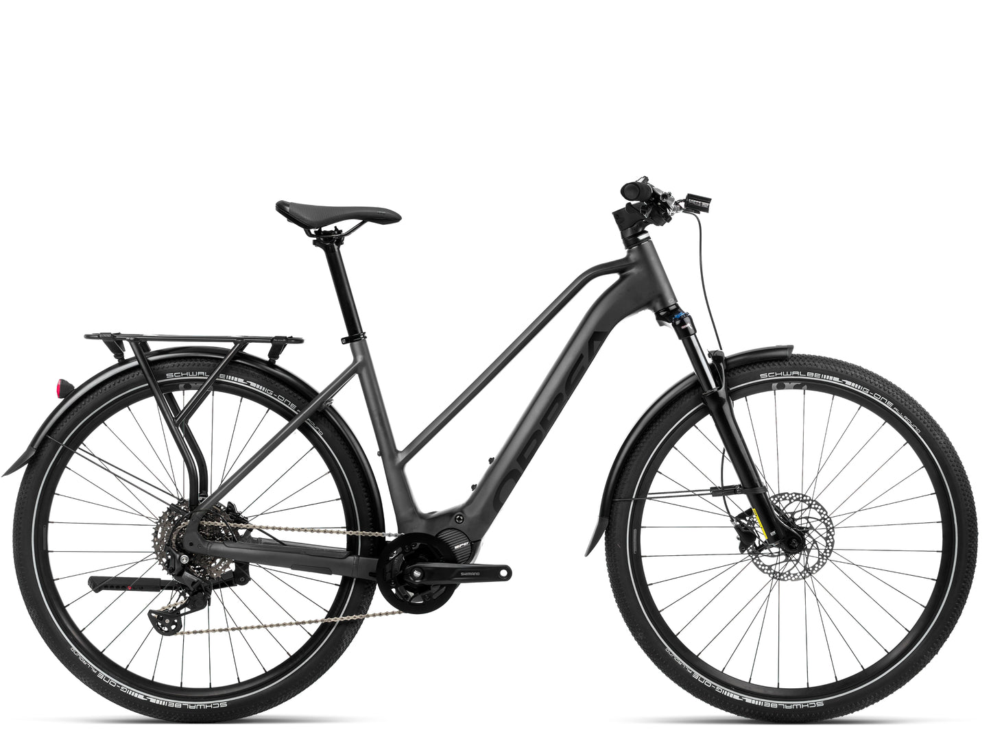 Orbea Kemen Mid 40 Electrc bike Leisure / road / commuter Metallic night black Side profile