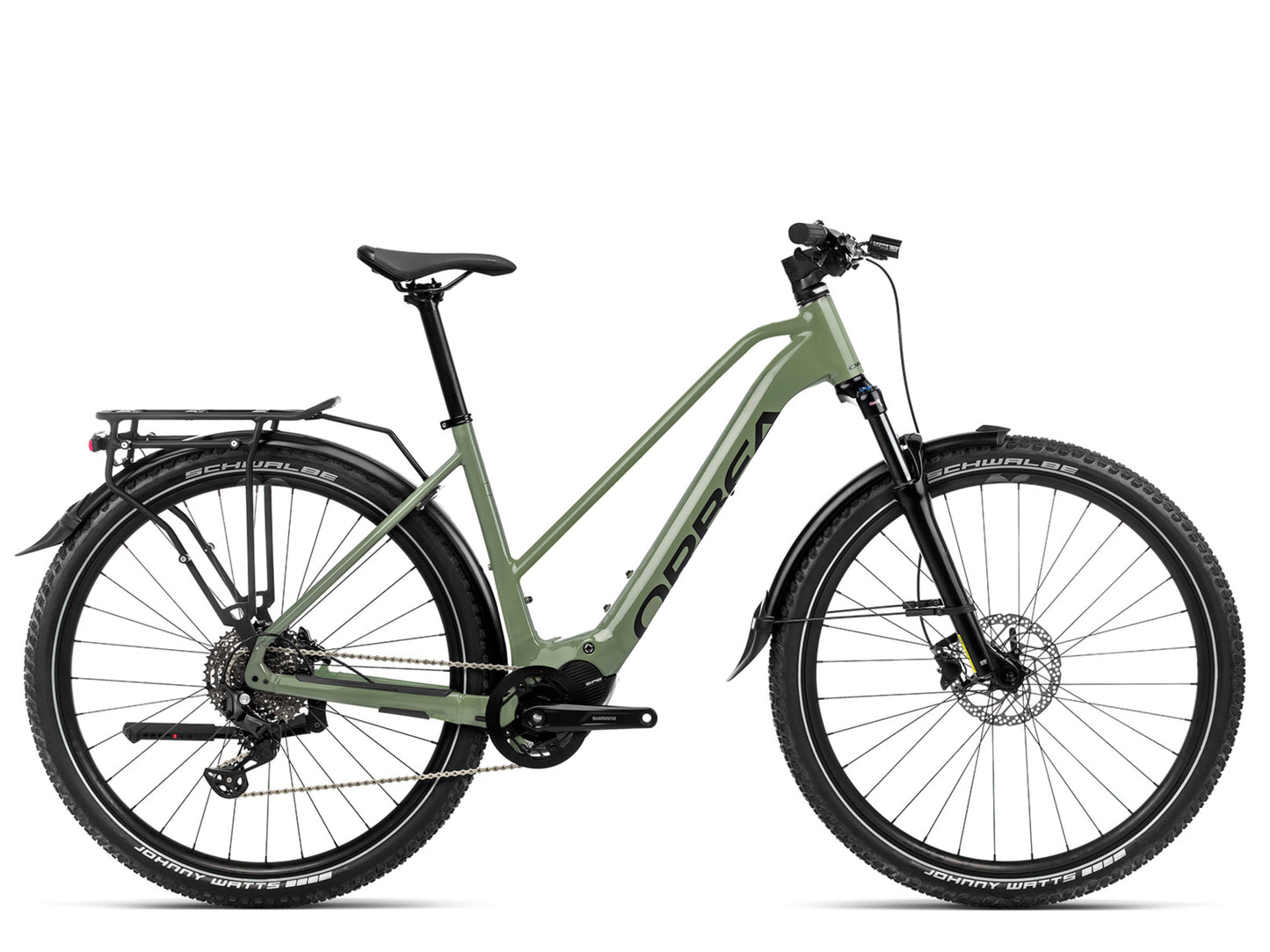 Orbea Kemen Mid SUV 40 Urban green gloss / black matte Leisue hardtail Side profile