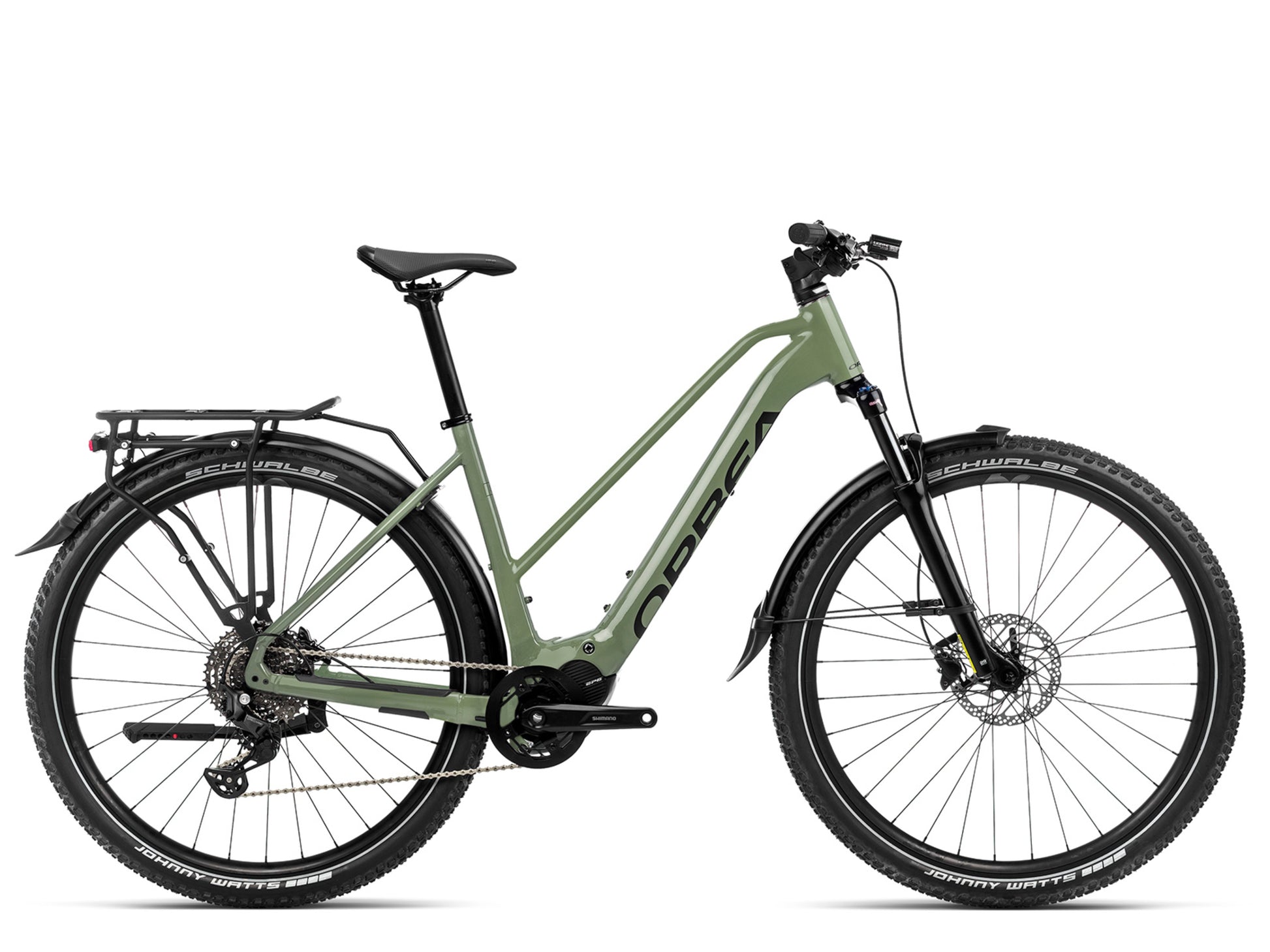 Orbea Kemen Mid SUV 40 Urban green gloss / black matte Leisue hardtail Side profile