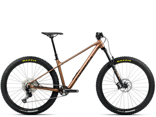 Orbea Laufey H10 Hardtail Mountain bike Metallic cinnamon matte / black gloss Side profile