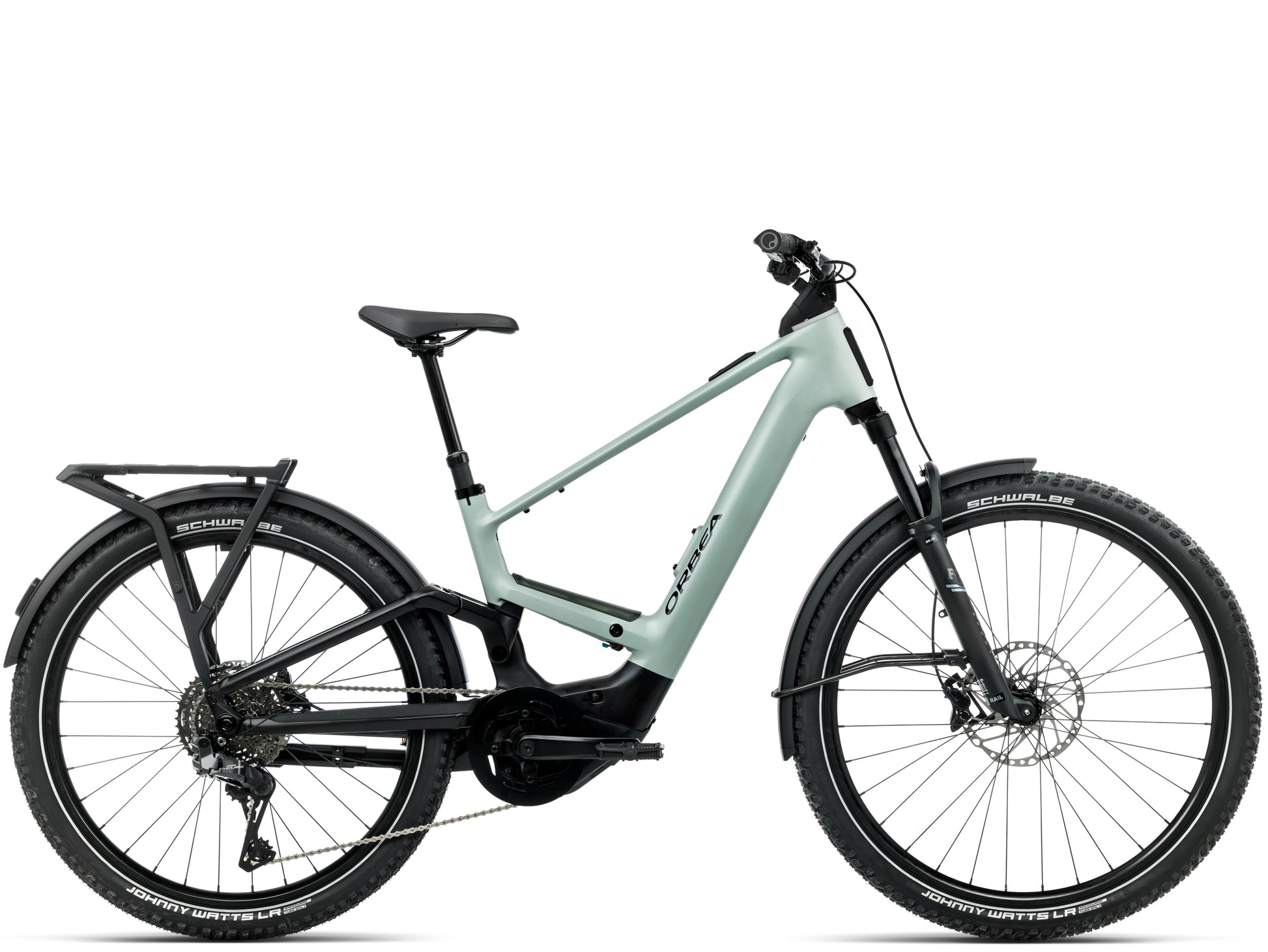 Orbea Muga 20 28MPH Blue stone / diamond black matte Mid step Road commuter Side profile