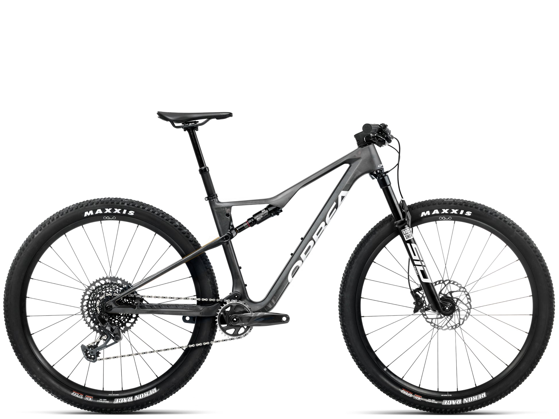 Orbea Oiz M21 Full Suspension Mountain bike Diamond carbon view matte / gloss Side profile