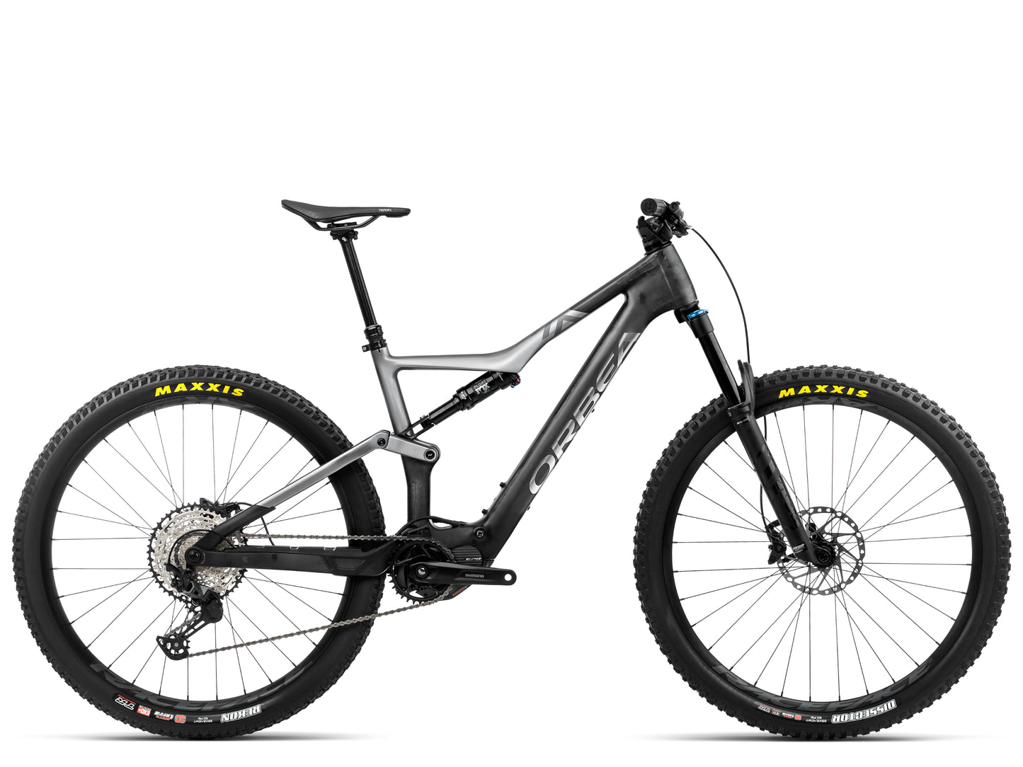 Orbea Rise M20 Full Suspension eMTB Carbon / black Side profile