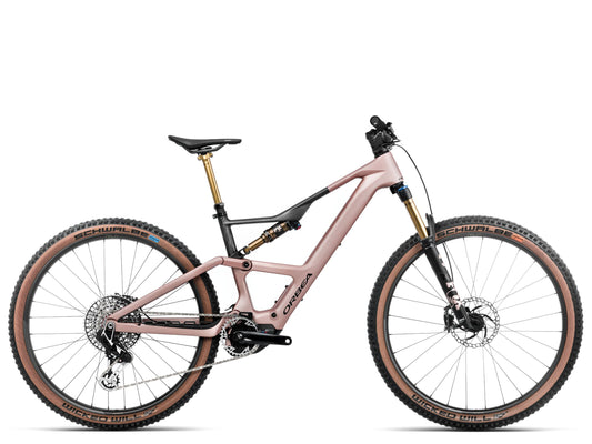 Orbea Rise SL M-LTD eMTB Desert rose/ carbon raw matte Side profile