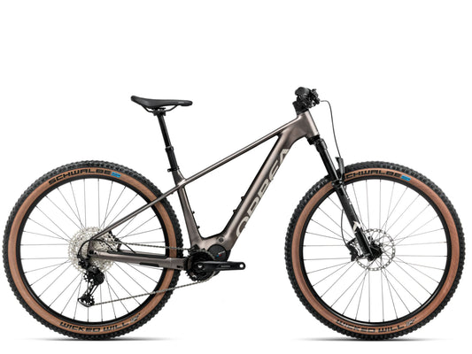 Orbea Urrun 10 Hardtail eMTB Magnetic bronze matte / silver gloss Side profile