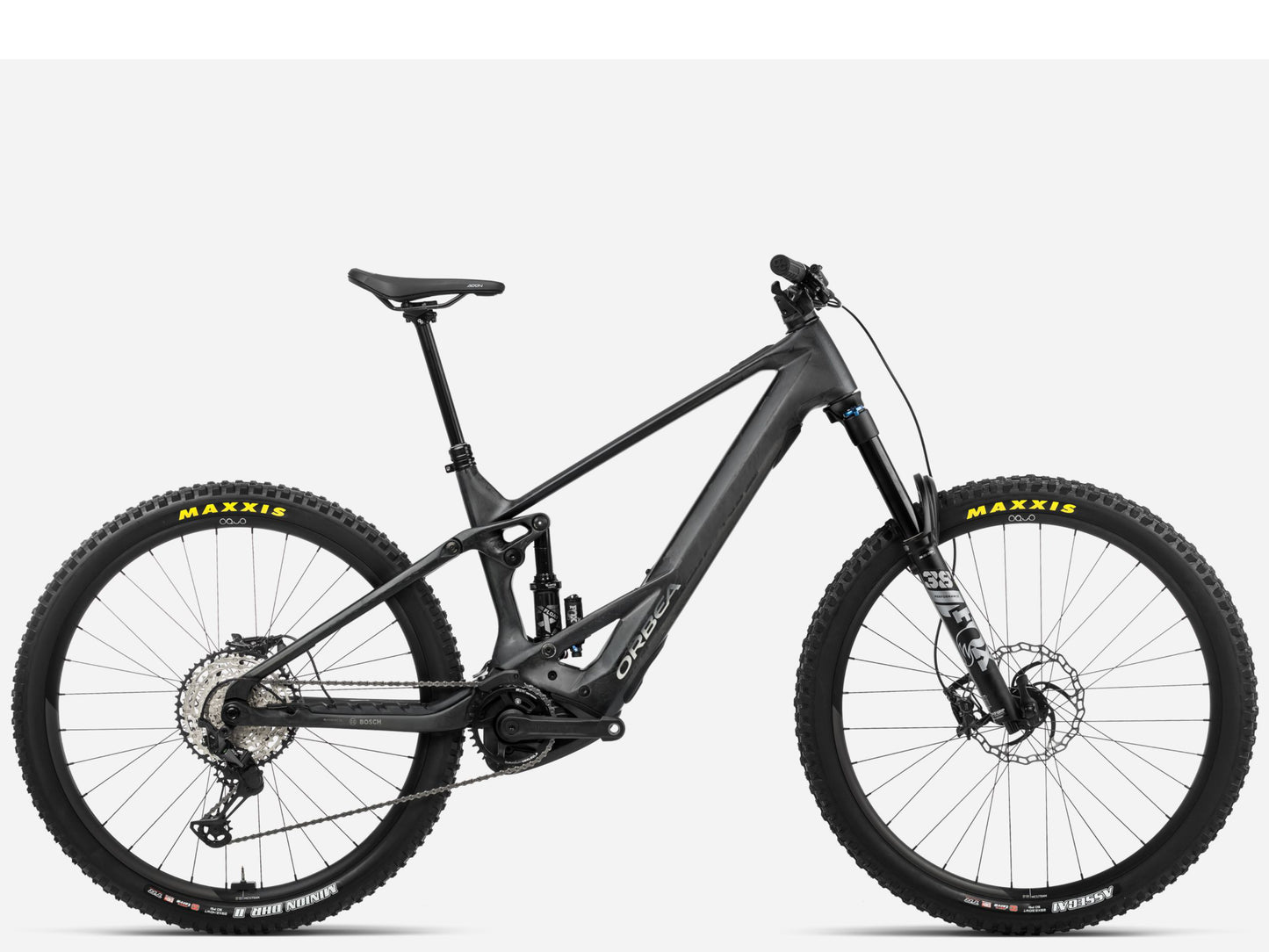 Orbea Wild M10 Carbon raw matte / titanium Side profile