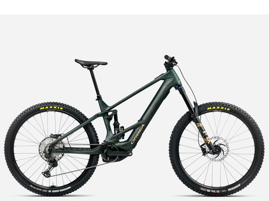 Orbea Wild M10 eMTB Enduro Forest green Side profile