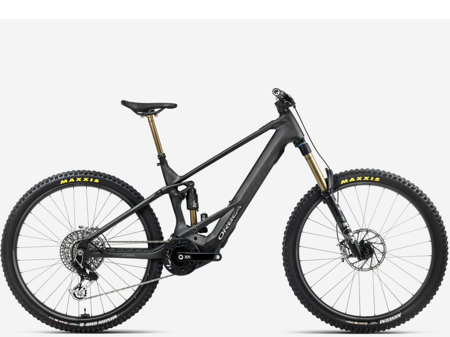 Orbea Wild M-LTD Carbon Raw matte Side view MY24