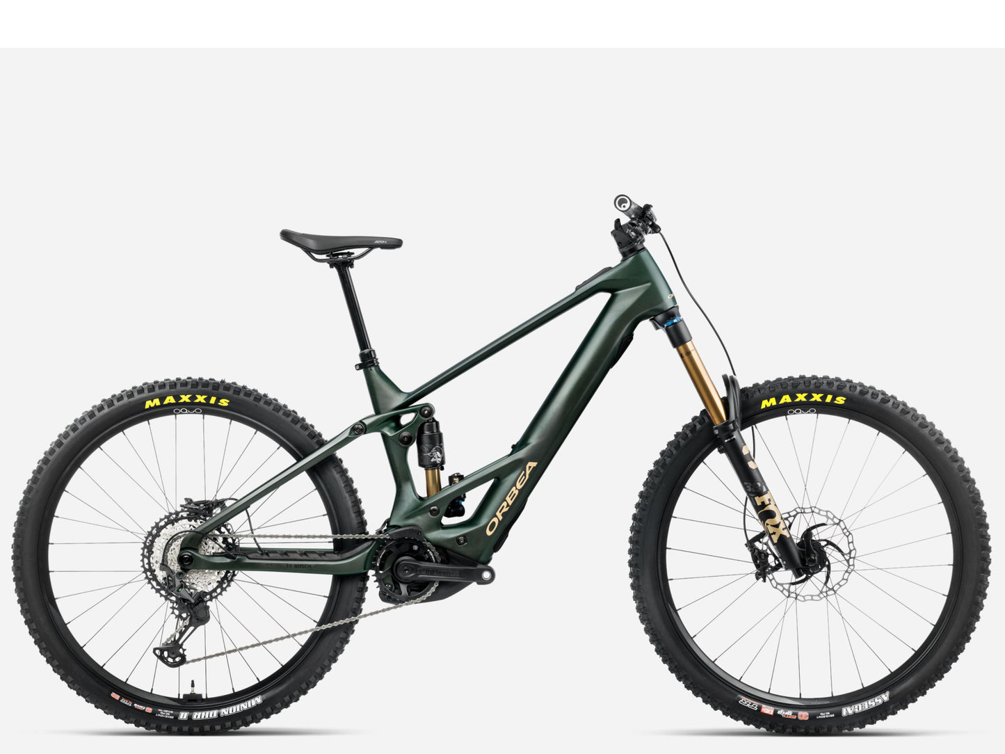 Orbea Wild M-Team eMTB Enduro Forest green Side profile