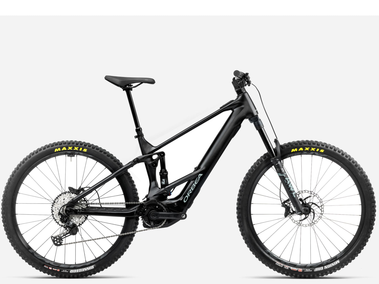 Orbea Wild ST H20 eMTB Enduro Diamond black / blue stone matte Side profile