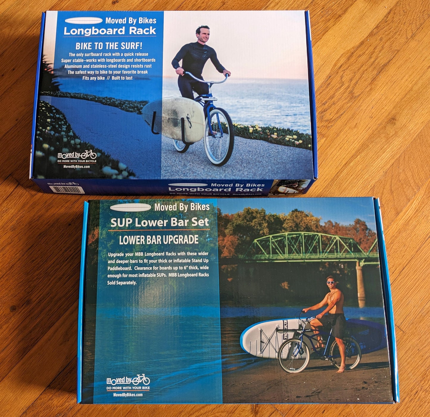 MBB Longboard Rack with SUP Lower Bar Set