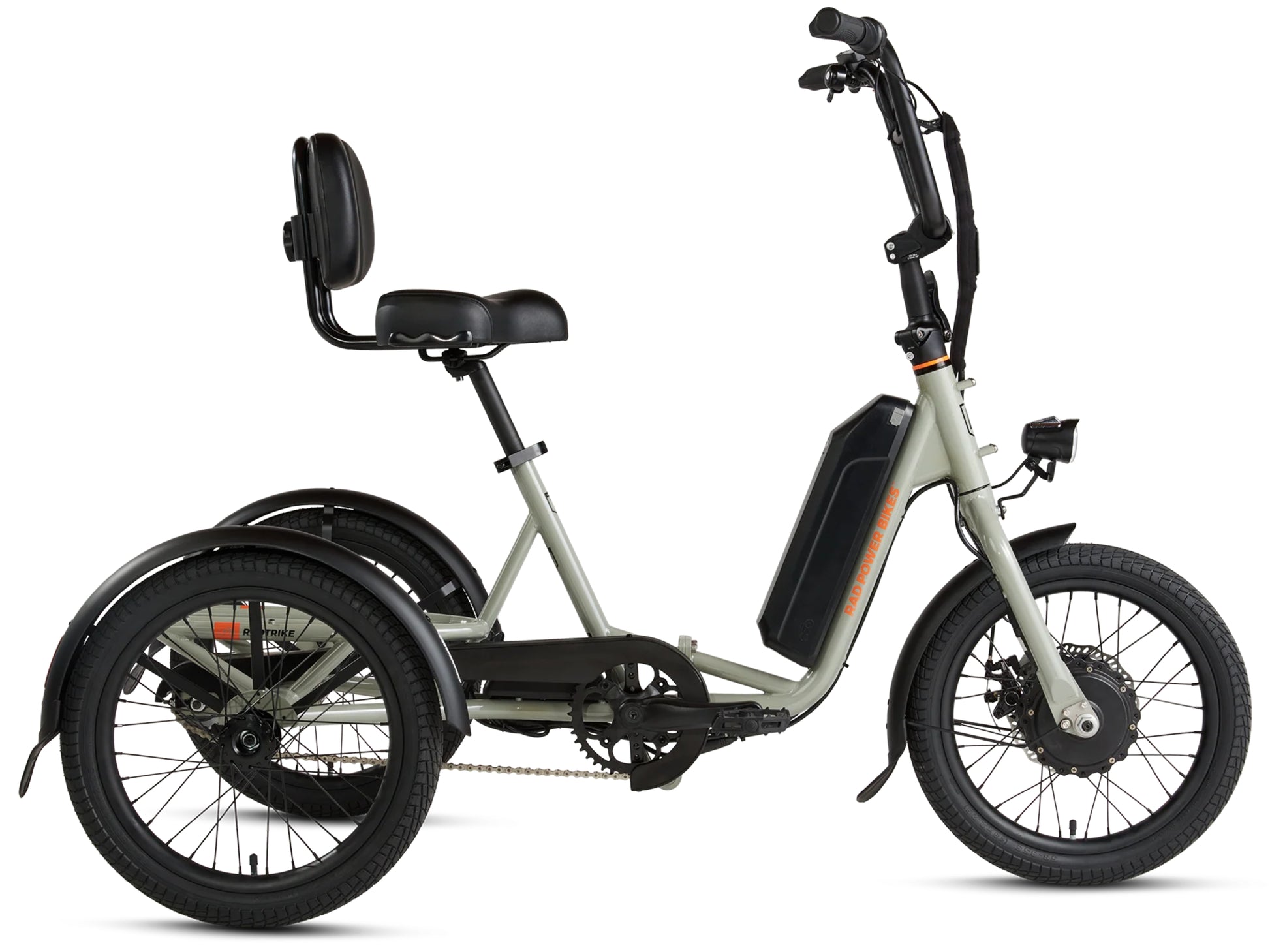 Rad Power RadTrike™ Electric Tricycle Gray Side profile