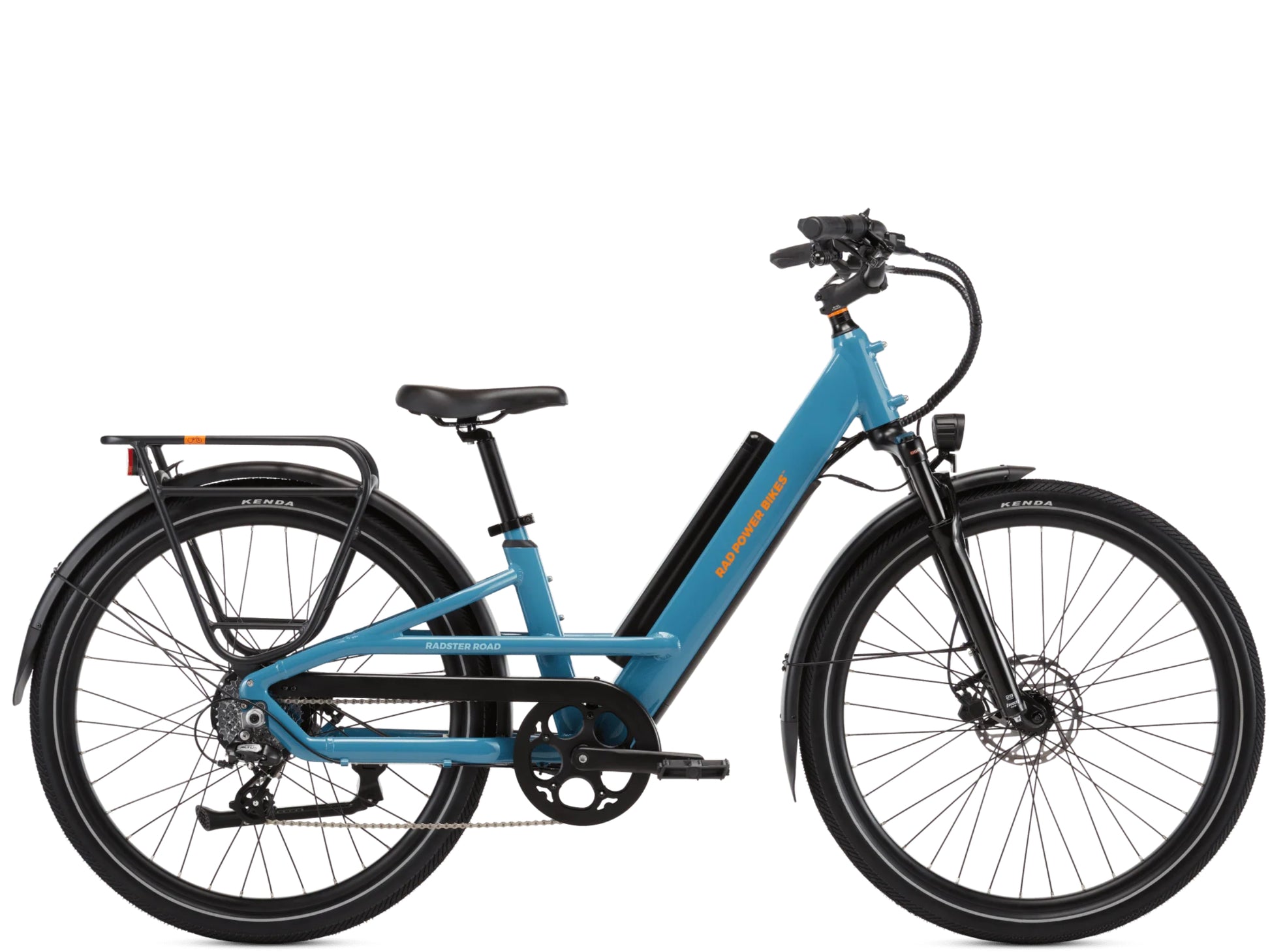 Rad Power Radster™ Road Electric Commuter Bike Bay blue Side profile