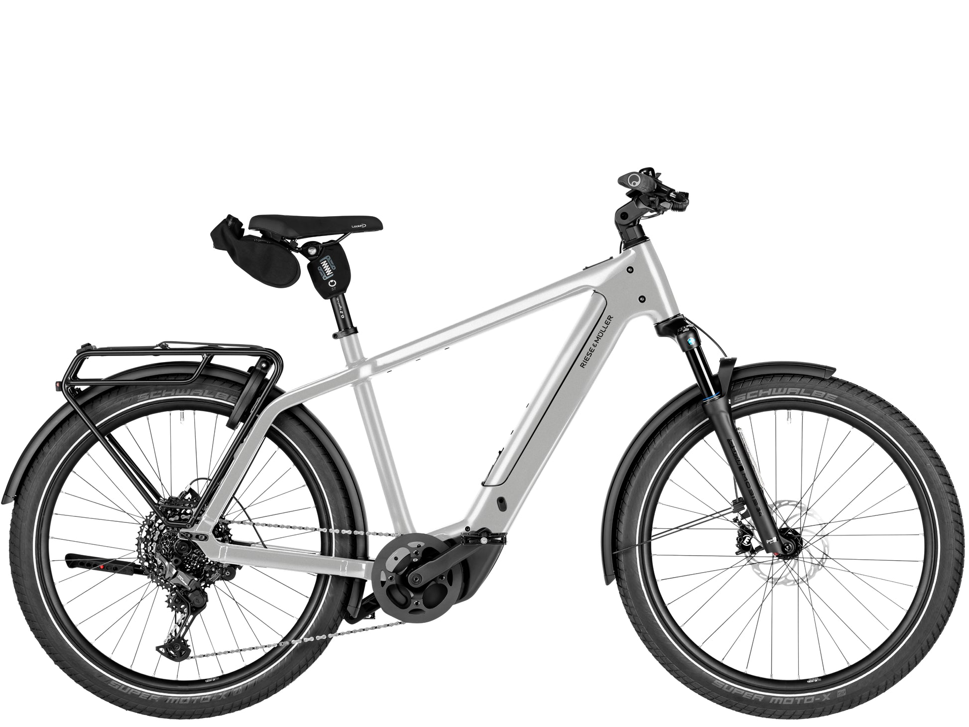 Riese & Muller Charger5 Touring Leisure, Road / Commuter Magnesium Side profile
