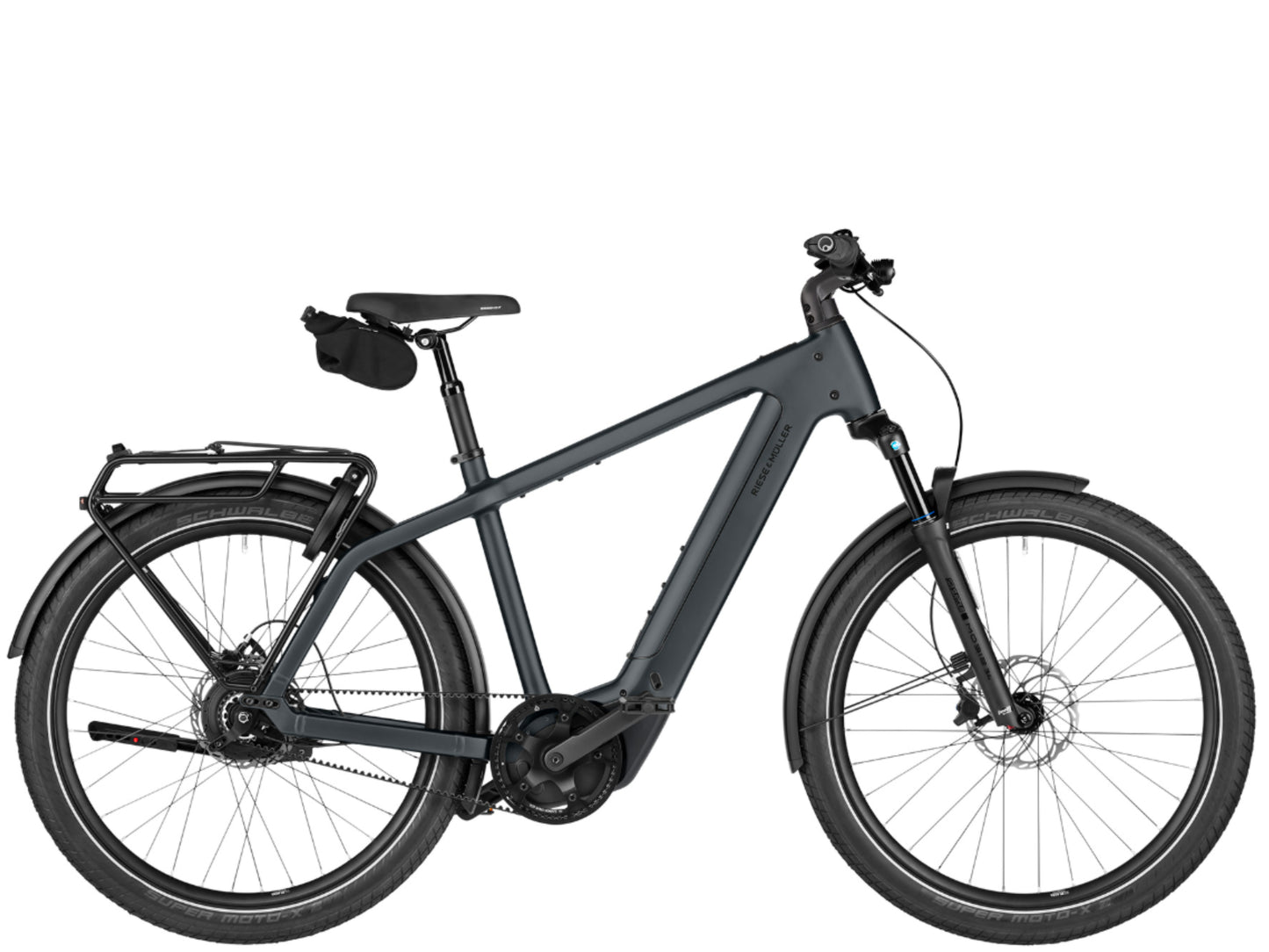 Riese & Muller Charger5 Vario Core Lesiure Road Commuter Slate grey Side profile