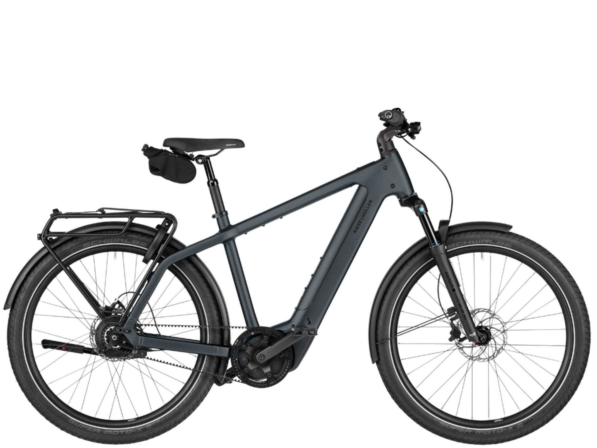 Riese & Muller Charger5 Vario Core Lesiure Road Commuter Slate grey Side profile