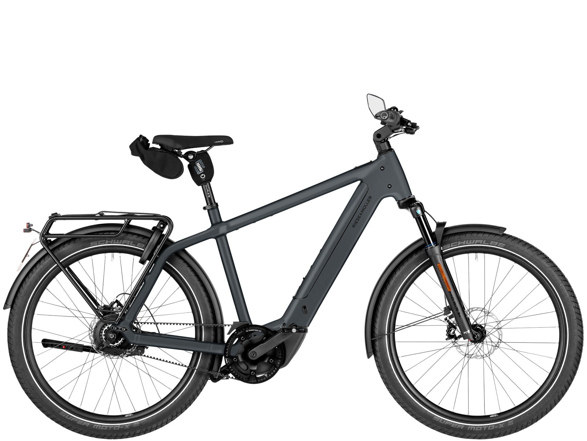 Riese & Muller Charger5 Vario HS Leisure, Road / Commuter Slate grey Side profile