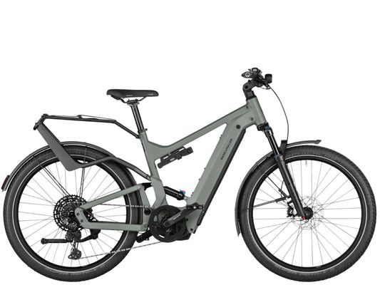 Riese & Muller Delite4 GT Touring Full suspension eMTB Tundra grey Side profile