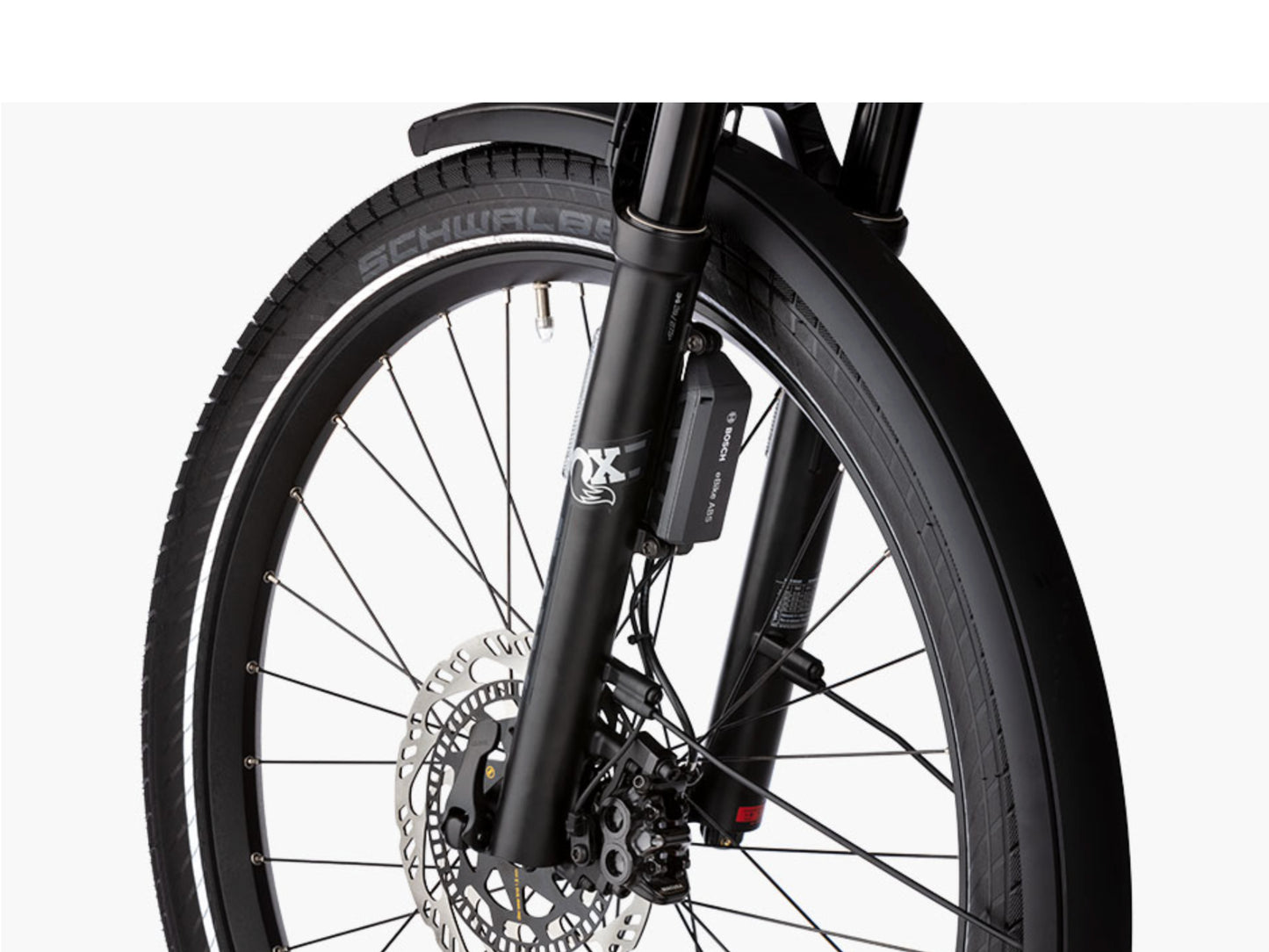 Riese & Muller Delite5 Touring Full suspension eMTB Optional ABS Brakes shown