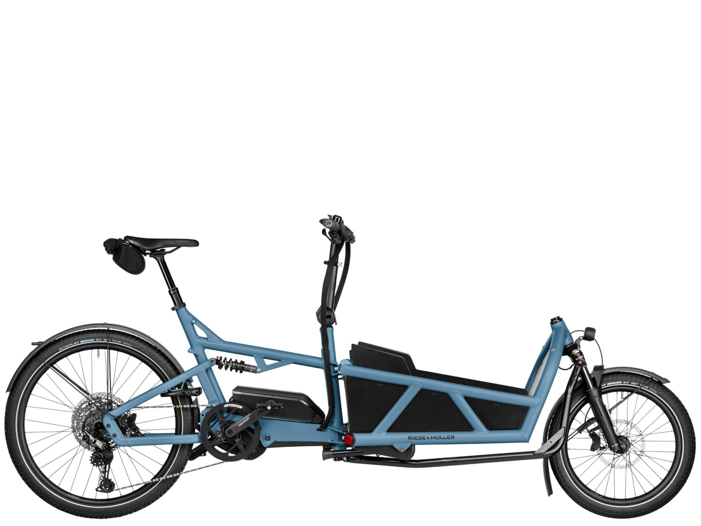 Riese & Muller Load5 60 Touring Cargo Electric Bike Arctic Side profile 