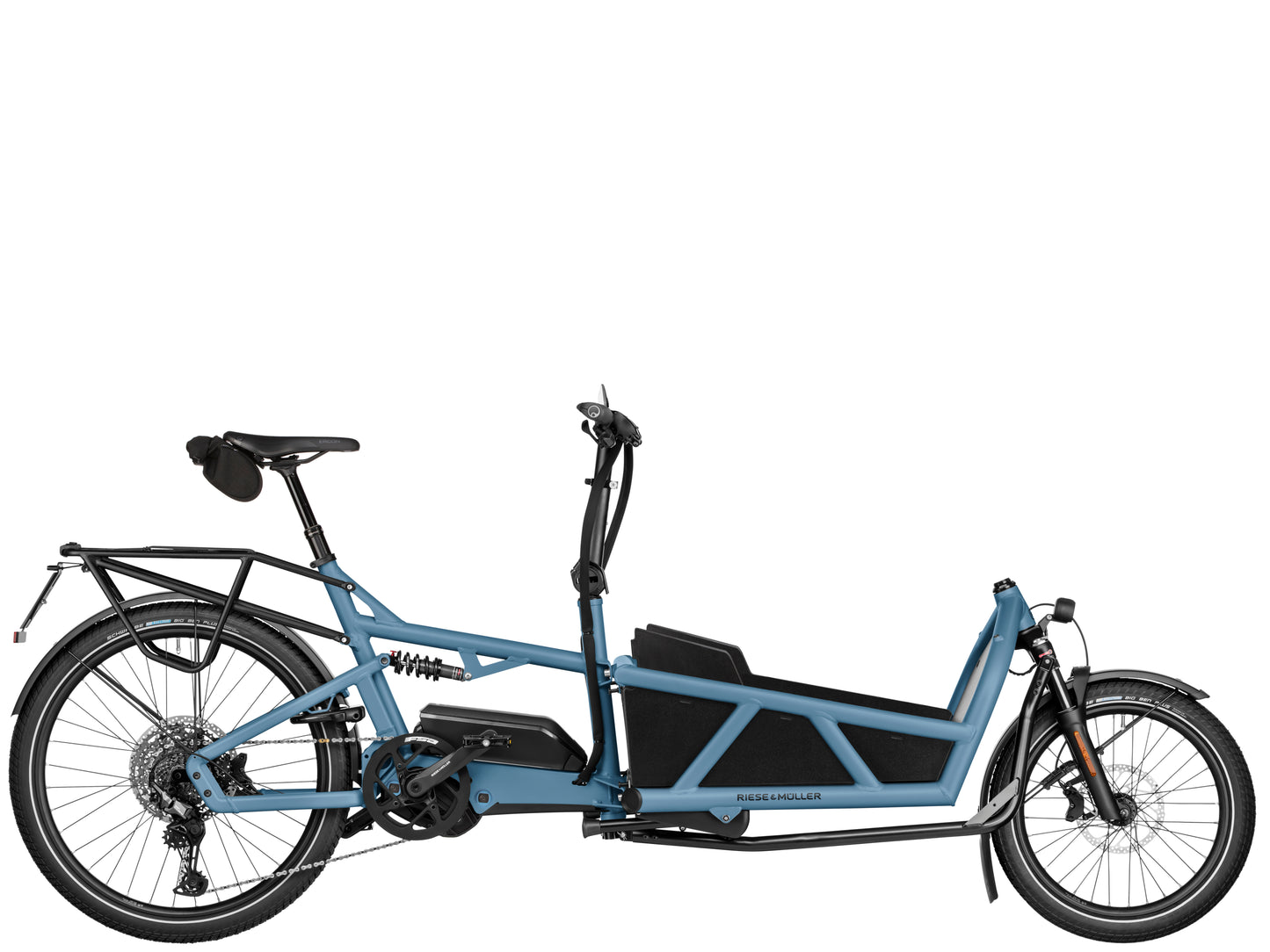 Riese & Muller Load5 60 Touring High Speed Cargo Electric Bike Arctic Side profile 