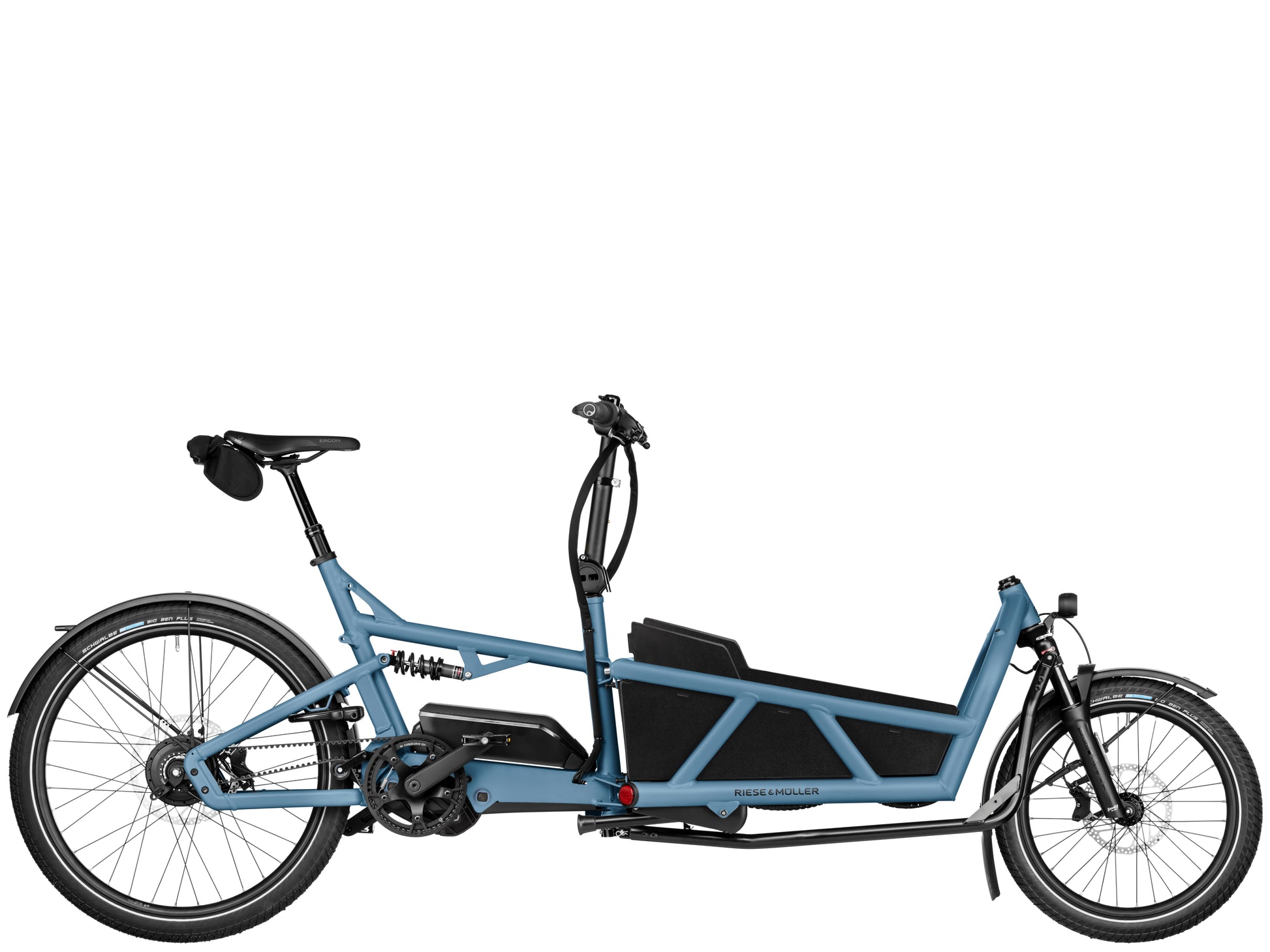Riese & Muller Load5 60 Vario Cargo Electric Bike Arctic Side profile 