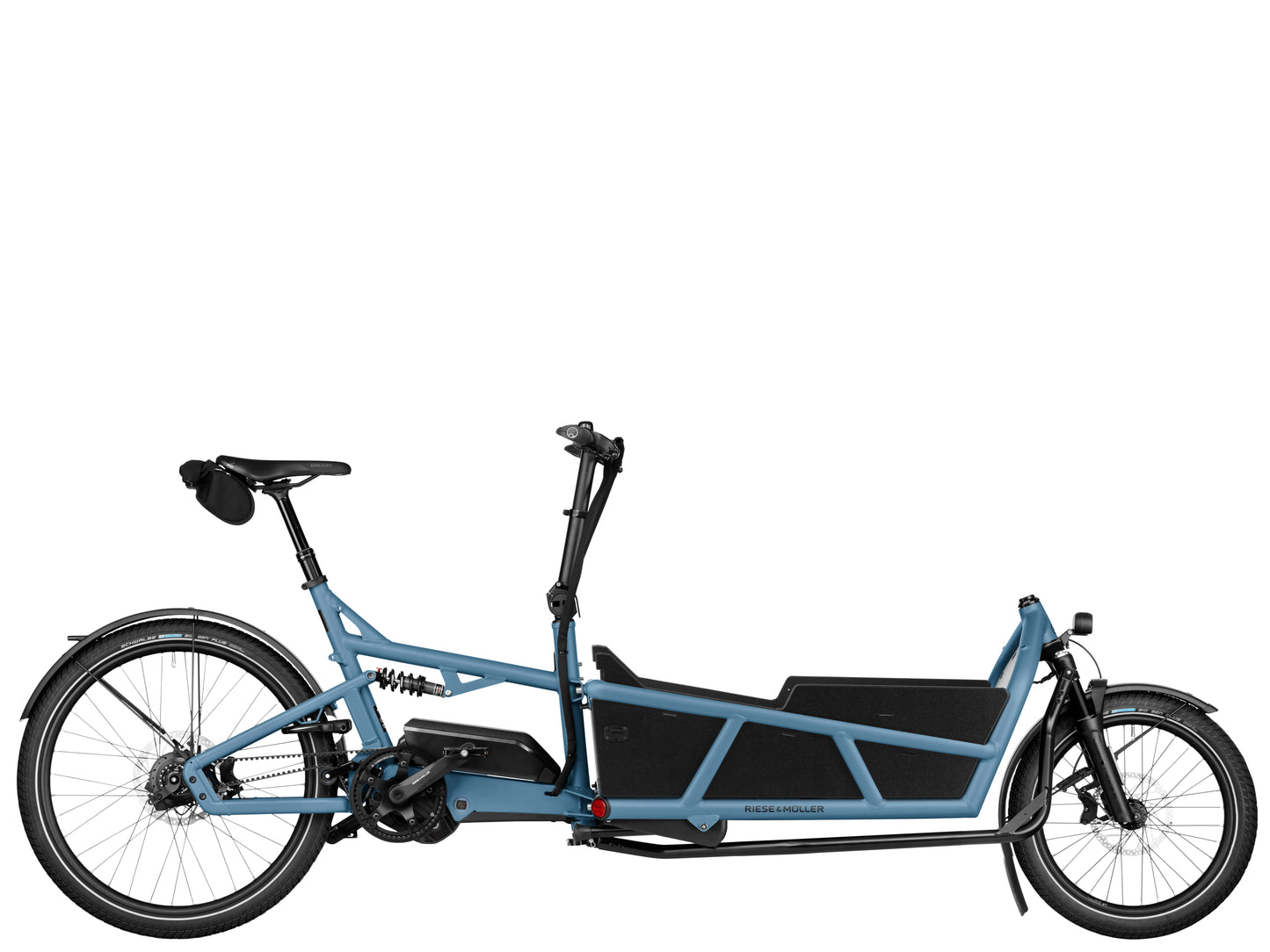 Riese & Muller Load5 75 Rohloff Cargo Electric Bike Arctic Side profile 