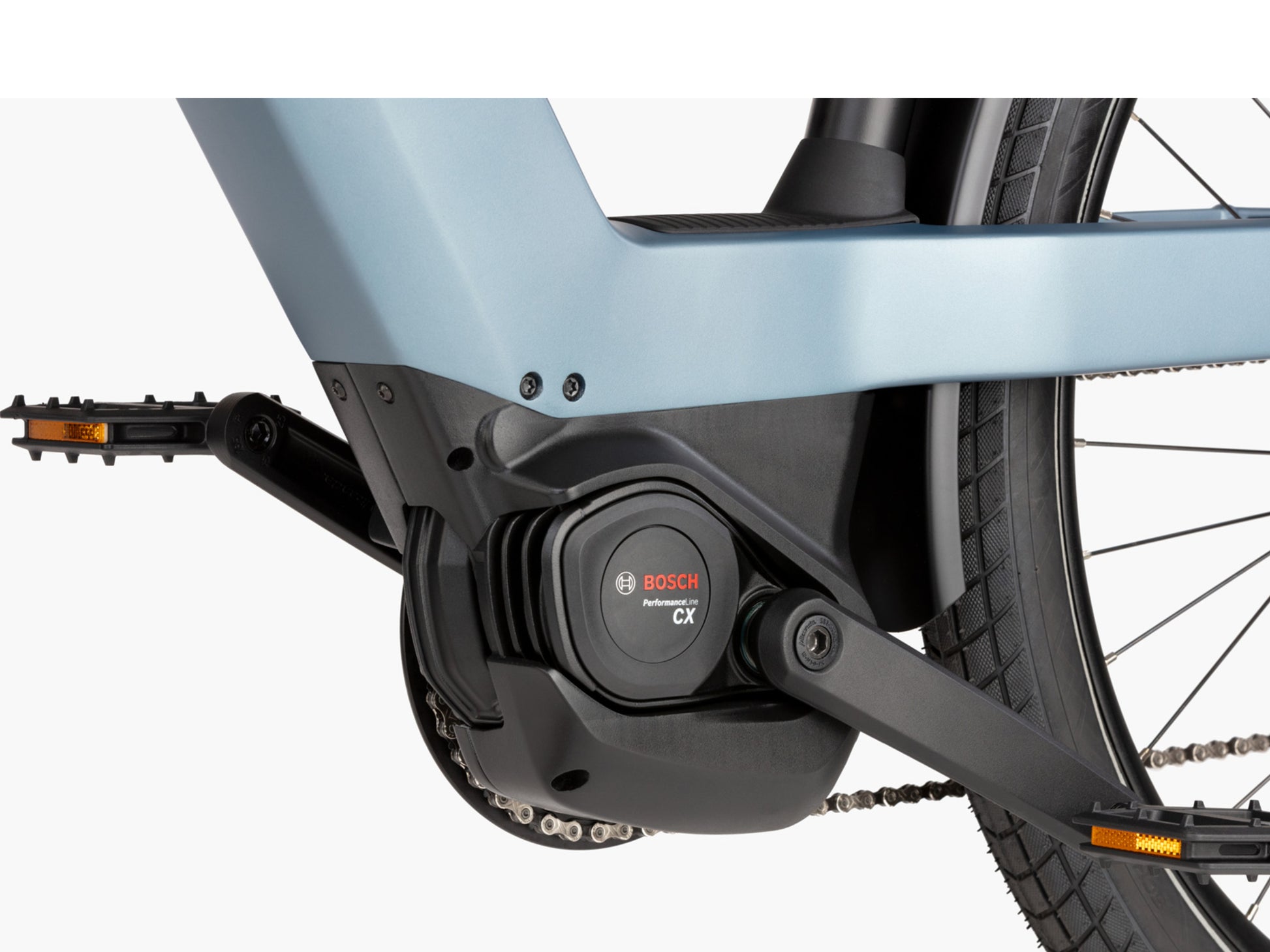 Riese & Muller Nevo5 Leisure Road / Commuter Electric bike Bosch Performance Line CX Motor Closeup