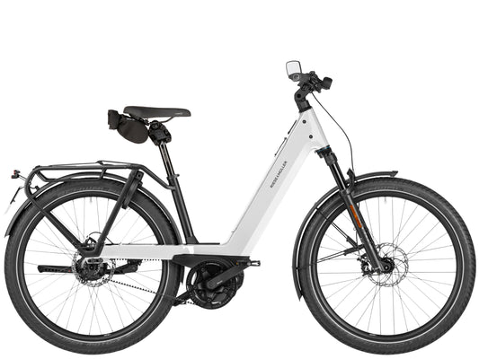 Riese & Muller Nevo5 Rohloff HS Leisure Road / Commuter Electric bike Pure white Side profile