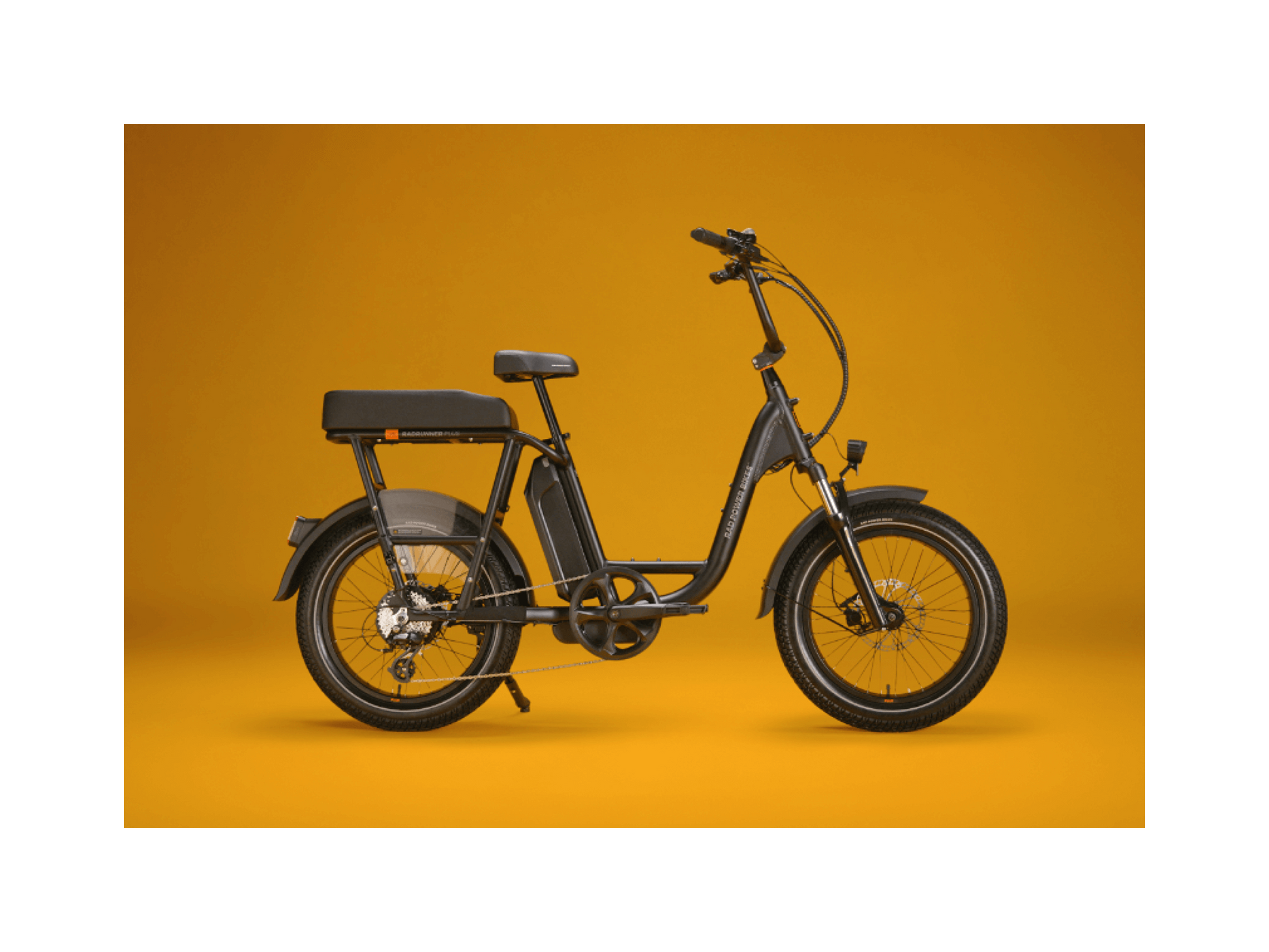 rad power bikes radrunner electric bicycle Rad Power RadRunner™ Plus Electric Cargo Utility Bike