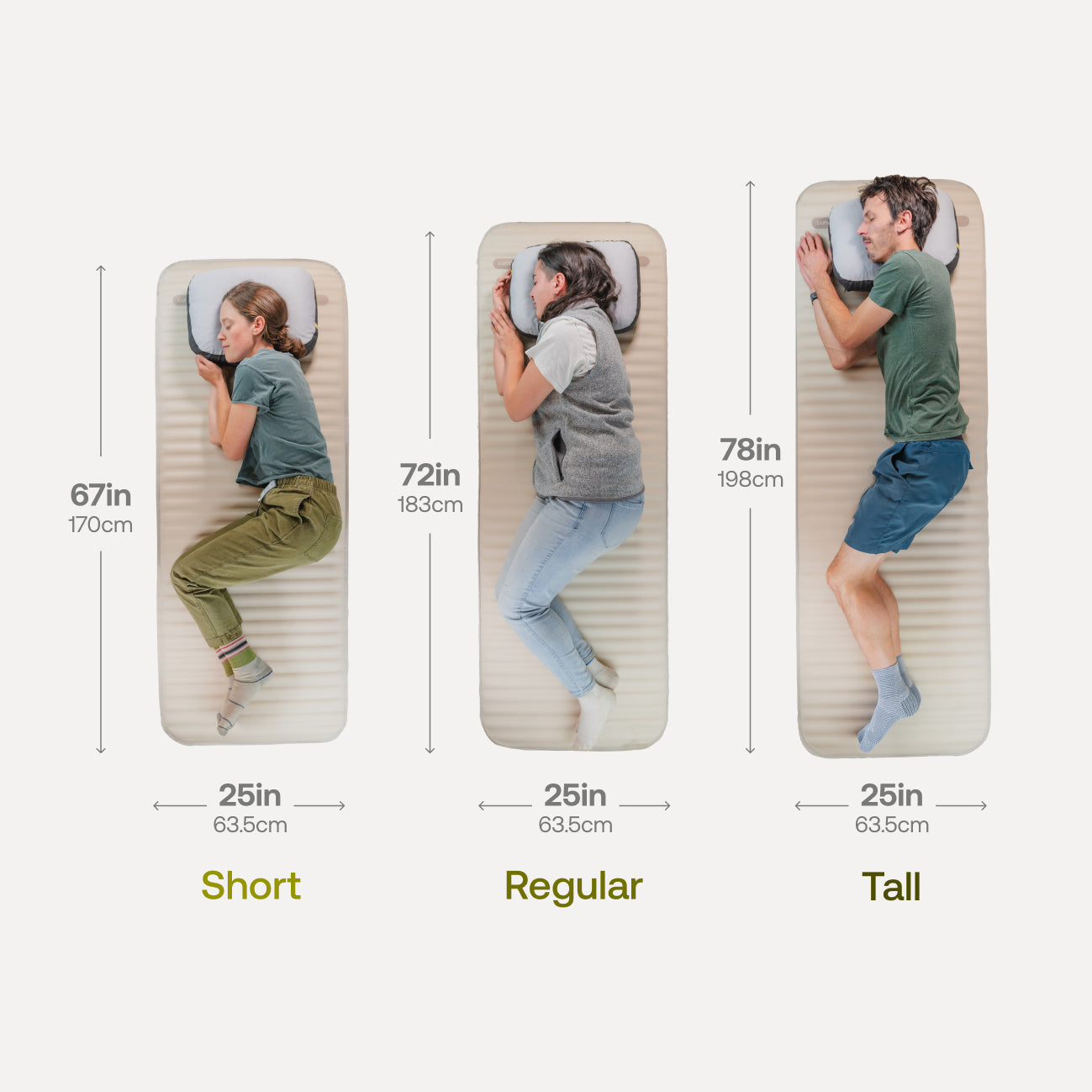 Luno AIR+FOAM Pro Camping Mattress