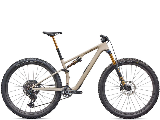 Specialized Epic 8 EVO Pro Full Suspension Mountain bike Satin sandstone metallic / burnt gold Side profile