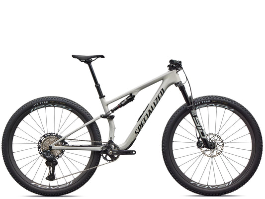 Specialized Epic 8 Expert Di2 Full suspension mountain bike Gloss dolomite metallic / obisidian Side profile