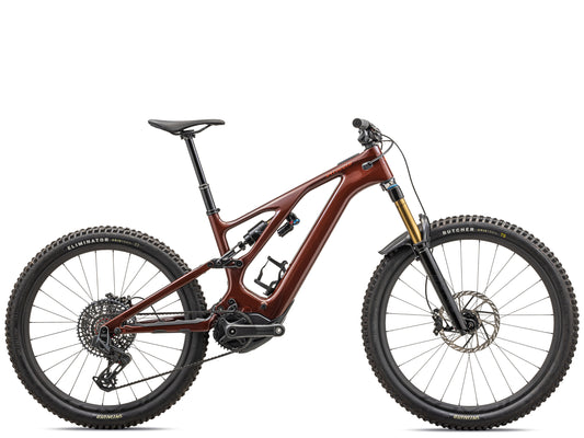 Specialized Turbo Levo Pro Carbon Full Suspension eMTB Rusted red Satin redwood Side profile