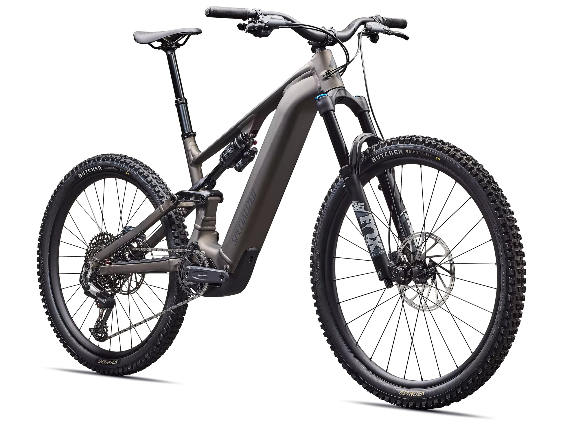 Specialized Turbo Levo 4 Comp Alloy Full Suspension eMTB Satin gunmetal / Obsidian Forward facing view