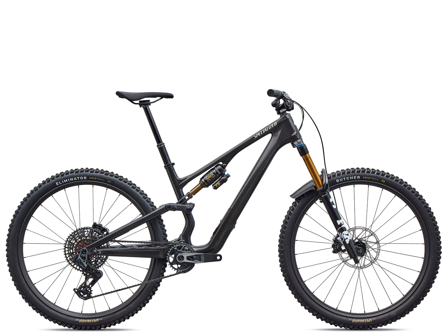 Specialized Stumpjumper 15 EVO Pro Full Suspension Mountain bike Gloss carbon / white Side profile