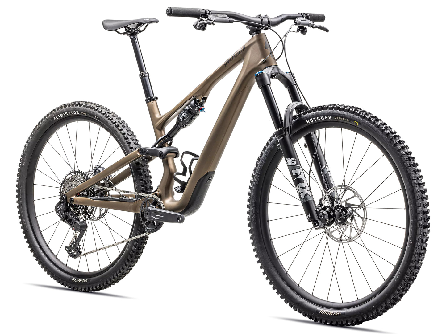 Specialized Stumpjumper 15 Comp Full Suspension Mountain bike Satin burnt gold / gunmetal Forward facing view