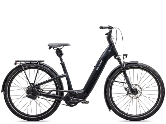 Specialized Turbo Como 5.0 IGH Road / commuter Leisure Electric bike Gloass cast black / satin silver reflective Side profile