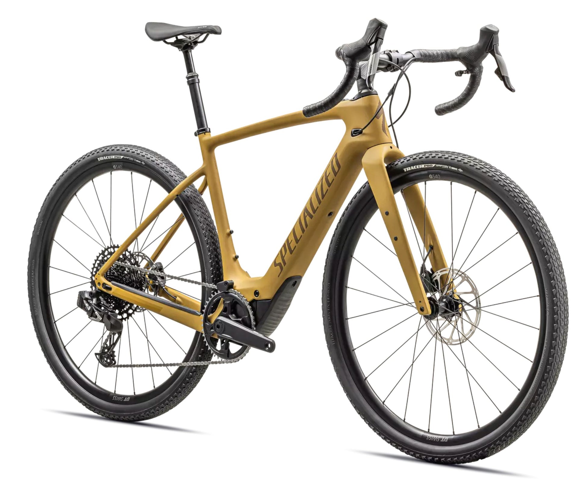 Specialized Turbo Creo 2 Comp Harvest gold angled view