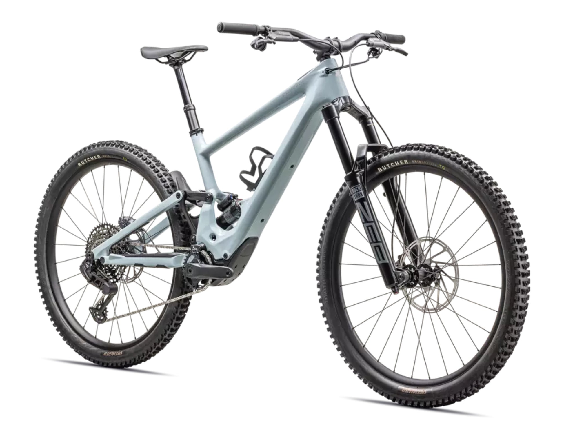 Specialized Turbo Levo SL 2 Comp Sea Foam / Silver dust Forward facing view 